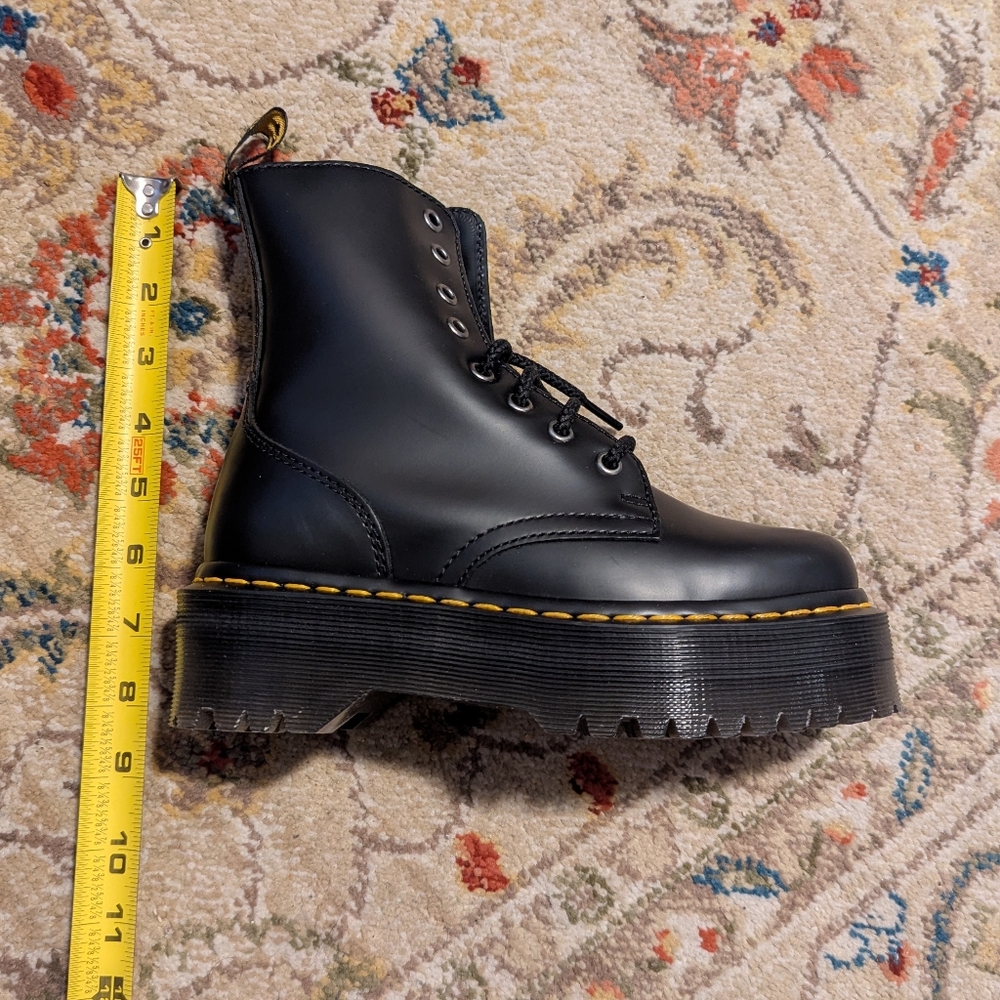 Dr. Martens Jadon Boot Smooth Leather Platforms - Picture 9 of 11